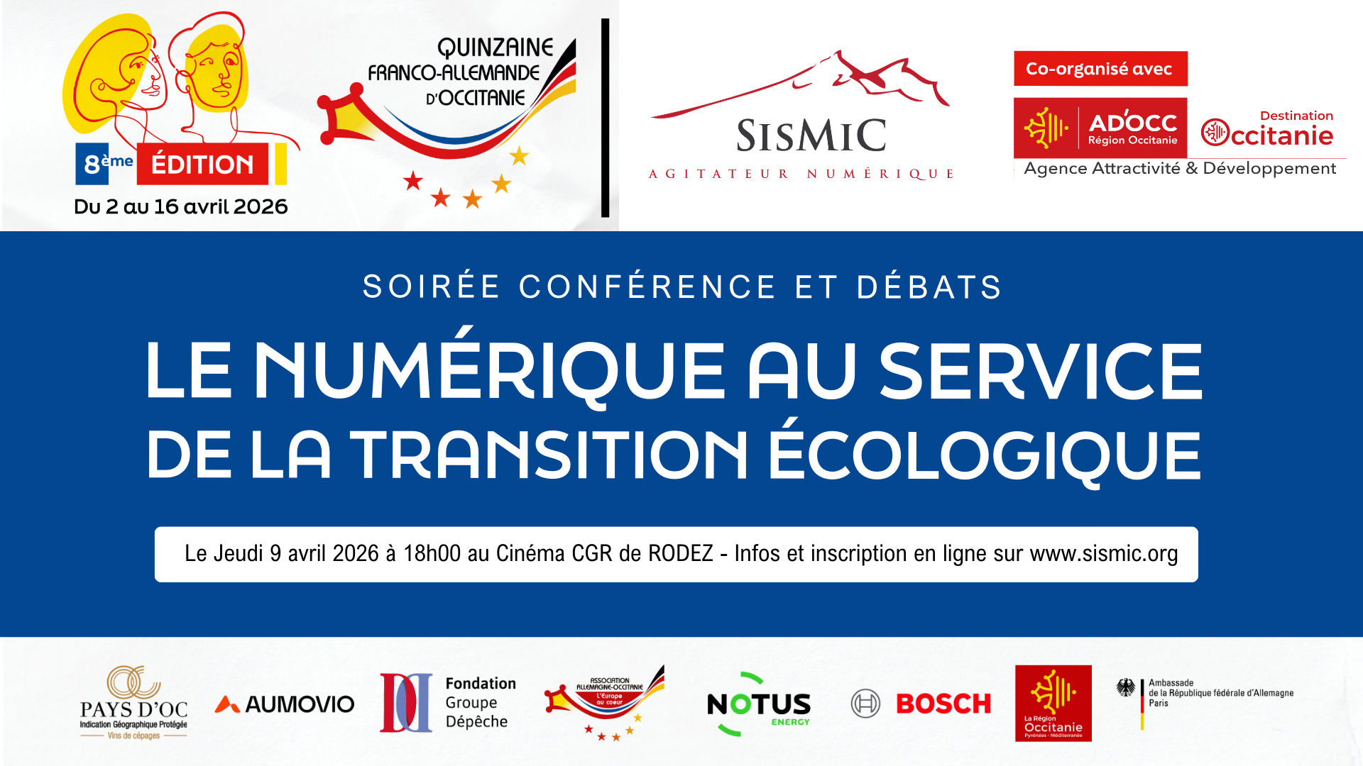 Soirée SisMic – Le numérique au service de la transition écologique